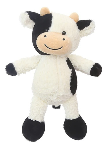 Animal De Peluche De Vaca Pequeña De 11.8 Pulgadas, Lindo Re