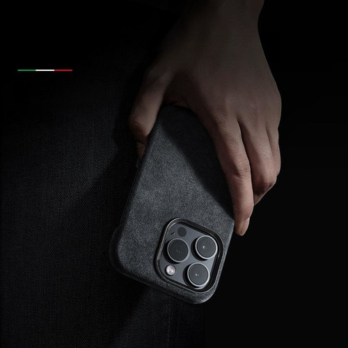 Capa Alcantara Para iPhone 16 Pro Max 15 Pro