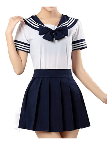 Wenhong Japón Uniforme Escolar Vestido Cosplay Traje Anime