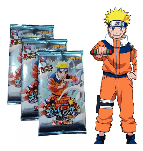 Pack 12 Sobres Naruto Shippuden Cartas De Coleccion D2