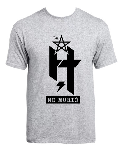 Remera Hermética La H No Murió Heavy Metal Nacional