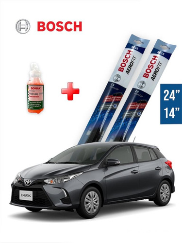 Kit Plumillas Limpiaparabrisas Bosch 24 Y 14, Toyota Yaris