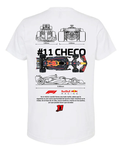 Playera Checo Pérez Red-bull Rb19 Formula 1 F1