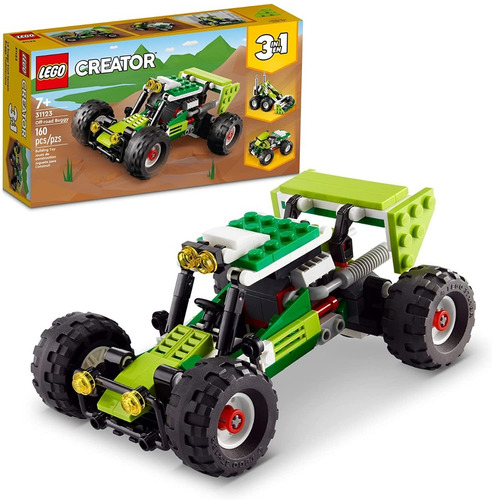 Lego Creator, 3 En 1, Off-road Buggy, 160 Piezas