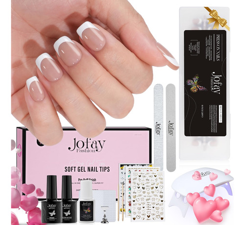 X-coat Tips - Kit De Puntas De Unas De Gel Jofay Fashion Par