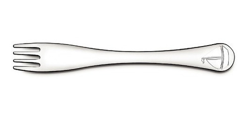Imagem 3 de 6 de Prato Talher Babador Inox Bebe Infantil Le Petit 64250640