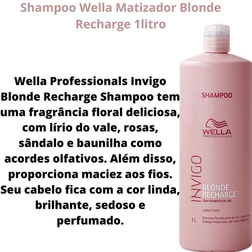 Color Recharge Invigo - Shampoo 1l Wella Professionals Cool