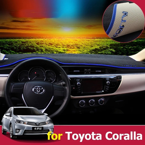 Imagen 2 de 7 de Alfombra De Tablero Para Toyota Corolla 2014 Al 2020