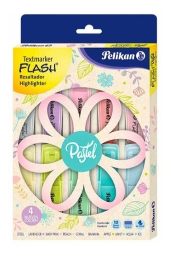 Resaltadores Pelikan Colores Pastel X 10 Unidades