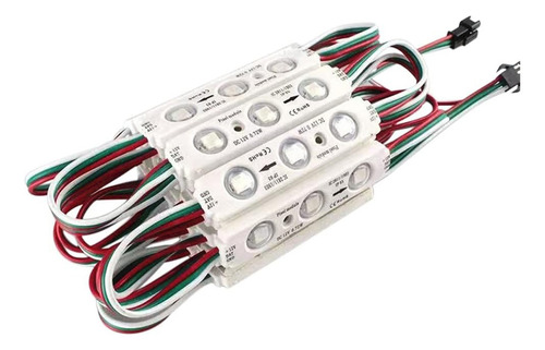 20 Modulos Pixel Ws2811 3 Led Lupa Rgb Cgq Smd5050 Ip68 12v 2811
