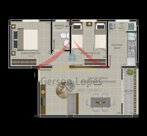 Imagem 11 de 12 de Apartamento Para Venda Em Franco Da Rocha, Vila Bela, 2 Dormitórios, 1 Banheiro, 1 Vaga - Ap0001_1-2010359