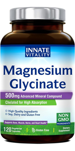 Glicinato De Magnesio 120caps 
