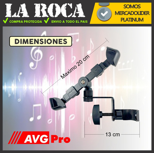 Soporte De Celular iPhone O Smartphone Pie Microfono Sip108a