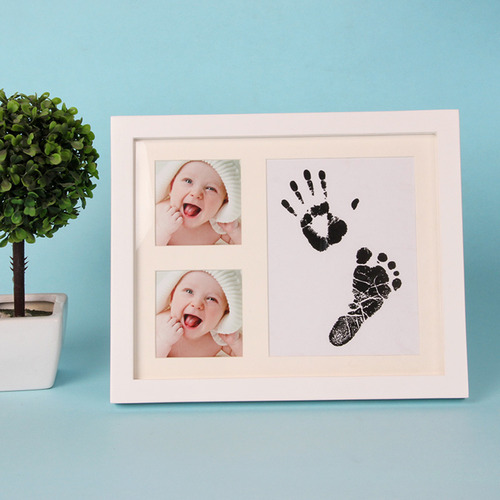 Kit De Moldura Para Pegadas E Mãos De Bebê, Por