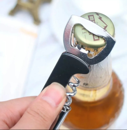 Destapador Sacacorchos Abridor Botella Garzón Barra
