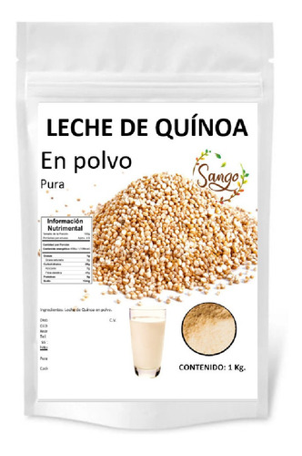 1 Kg De Leche De Quinoa En Polvo, Vegana Y Sin Azucar