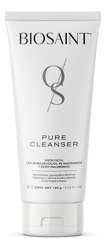 Biosaint Pure Cleanser Gel Limpiador Eliminador De Sebo 120g Tipo De Piel Todo Tipo De Piel