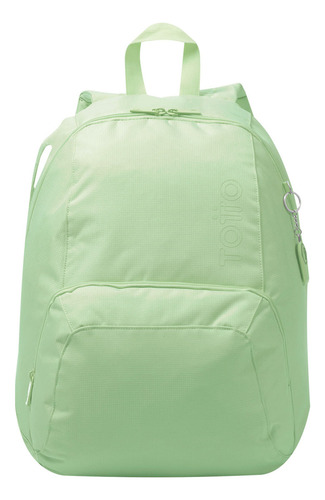 Totto Mochila Resistente Con Organizador Interno Morral Ometto Color Agua Diseño de la tela Lisa