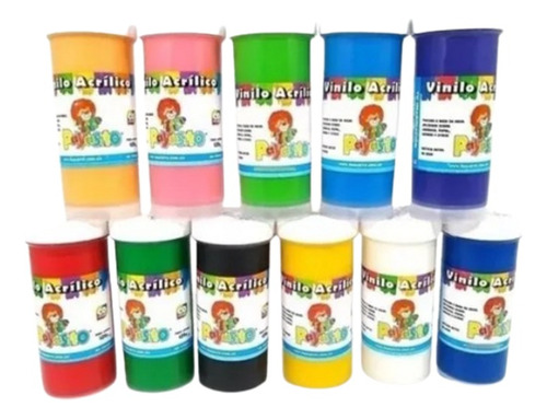 Vinilo Acrílico Payasito Kit De 6 Colores X 125 Gr.