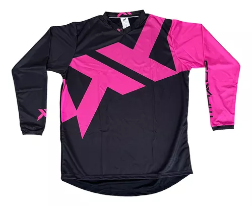 Camiseta Raglan Trilha com a mamãe (moto rosa)