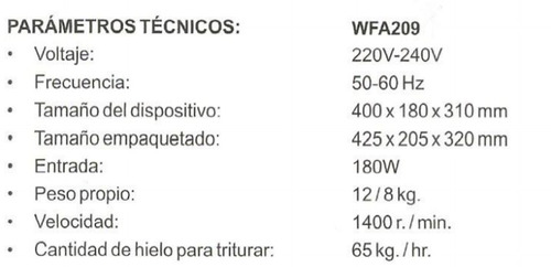 Maquina Raspadillera Henkel