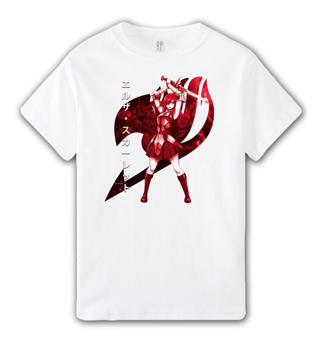 Remera Fairy Tail Erza - Otaku Anime Manga Aesthetic Unisex