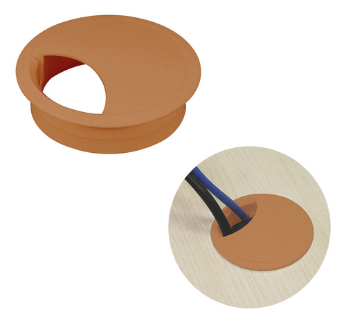 Passa Fio 59 Mm Mel Para Mesas E Bancadas 5 Un - Bigfer