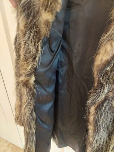Saco Tapado De Piel Natural Talle S / M Alaska Furs (Usado)