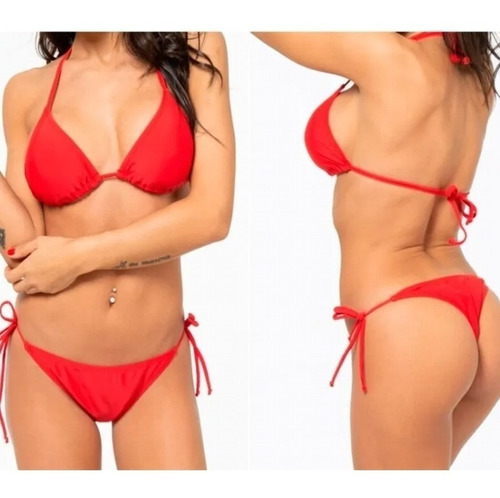 Molde Digital Conjunto Bikini Con Lazos, Pack Talles S A Xxl