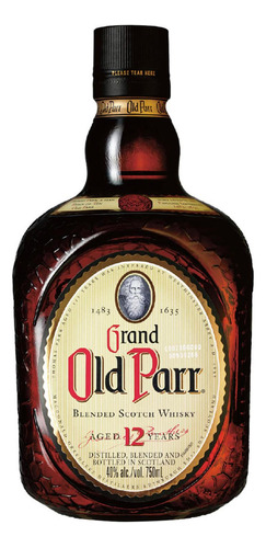 Caja De 12 Whisky Grand Old Parr 12 Años Blend 750 Ml