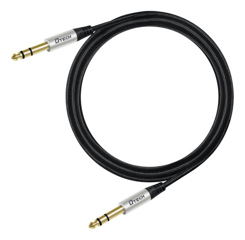 Dtech Cable De Guitarra Eléctrica De 3 Pies, Trs 1/4, Cable