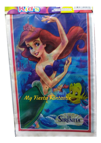 Princesa Ariel Sirena Paq 100 Dulcera Bolsitas Bolo Aguinald