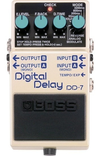 Dd7 Pedal Efecto Stereo Digital Delay Boss