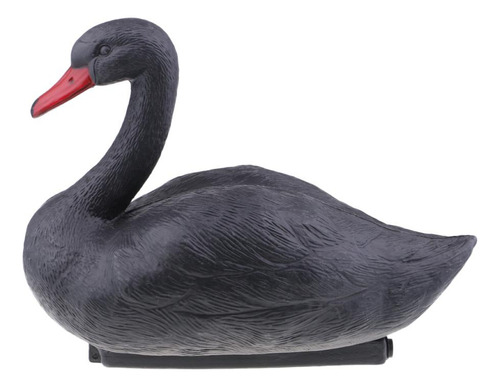 .. Cisne Señuelos Ganso Señuelo Adornos Césped Negro Negro