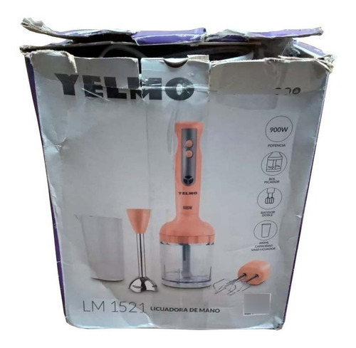 Imagen 3 de 6 de Licuadora Mano Minipimer Yelmo Lm-1521 Picador. Outlet 3552