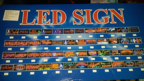 Letreros Luminosos Publicidad Led Carteles Luces Sicodelicas