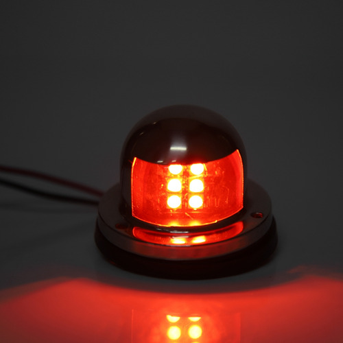 Navegación Led, 1 Par De Luces Laterales Con Señal Roja Y Ve