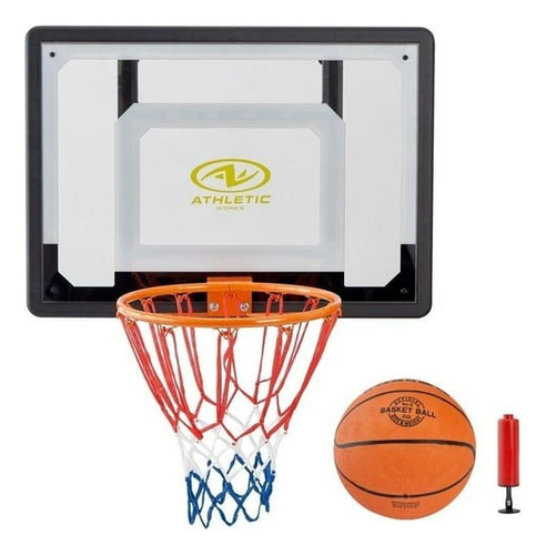 Tablero De Básquetbol Athletic Works Con Aro Balón Y Bomba