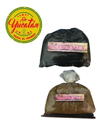 3kg Recado Blanco Y 3kg Recado Negro Artesanales De Yucatán