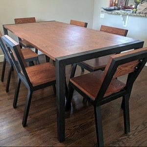 Imagen 4 de 9 de Herreria Gral. Muebles En Hierro Y Madera, Mesa Parrilleros