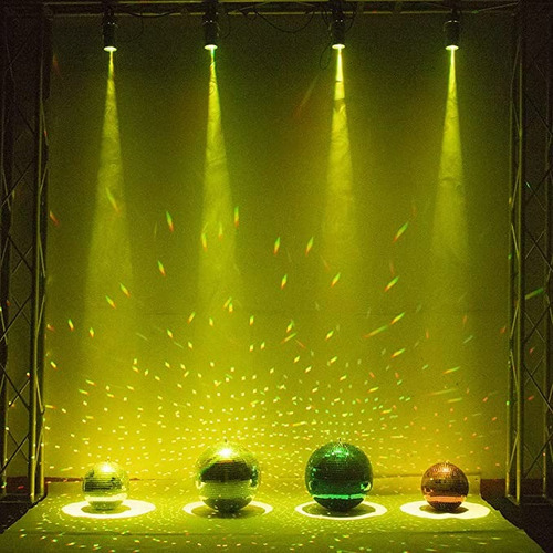 Foco Para Bola Espejo, Disco Rgbw Con Dmx/ Lightsolution