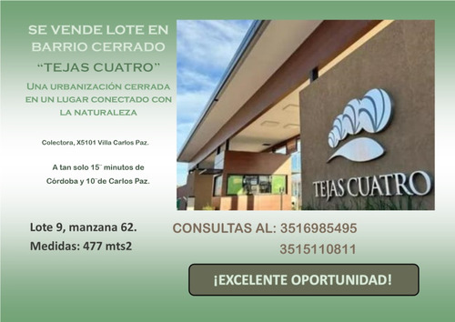 Dueño Vende Lote En Tejas Cuatro, Totalmente Cancelado