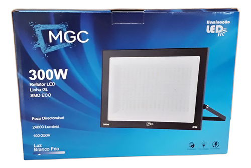 Kit 10 Refletor Holofote Led 300w Bivolt Smd A Prova D'água