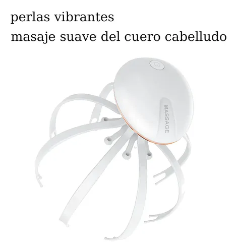 Masajeador Eléctrico De Cabeza Tipo Pulpo Antiestrés