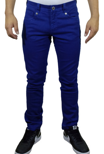 Pantalón Drill Moda Para Hombre - Azul