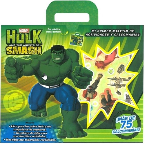 Hulk Mi Primer Maletin (maletin De Carton Con Manija Retract