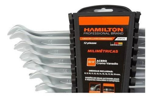 Juego Set Llaves Combinadas 8 A 19mm Hamilton Alemania