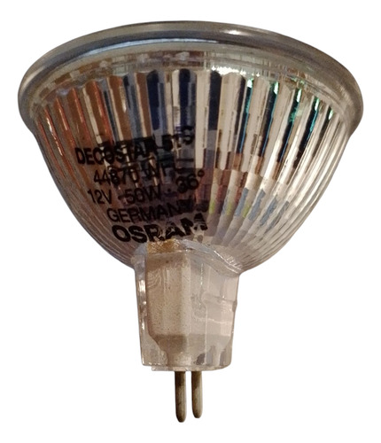 Lampara Dicroica Halogena 12v 50w Osram Decostar Germany Blanco Cálido