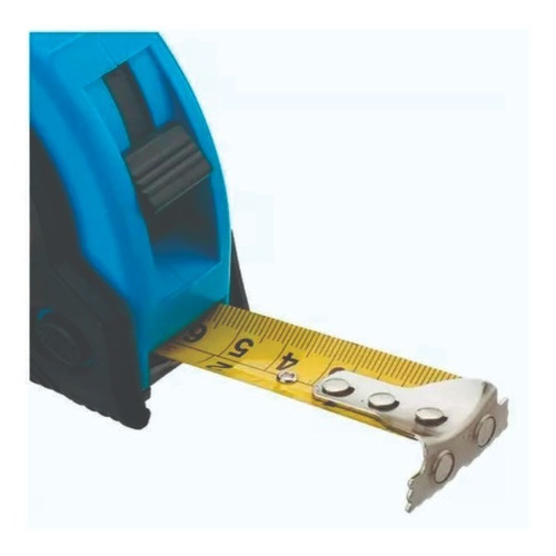 Imagem 4 de 4 de Trena Profissional Manual Com Trava Emborrachada 5 Mts 1 Un.