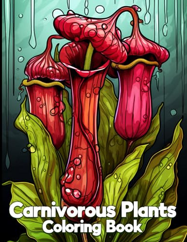 Carnivorous Plants Coloring Book, De M. Miller, Mara. Editorial Independently Published, Tapa Pasta Blanda, Edición 1 En Inglés, 2023